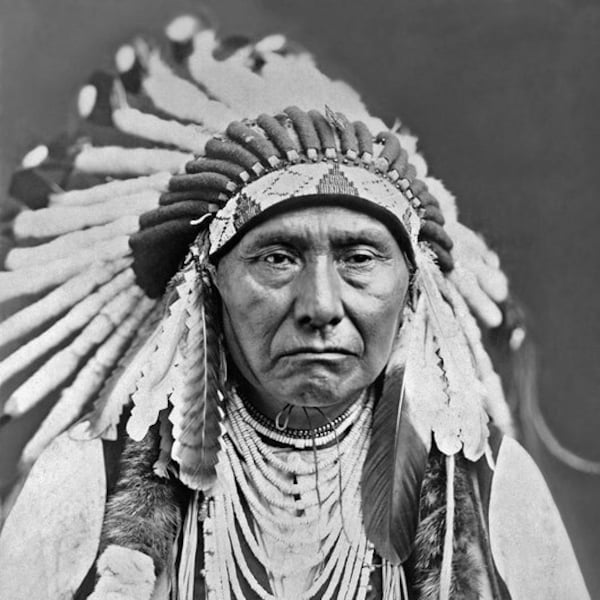 CHIEF JOSEPH Glossy 8x10 or 11x14 Photo Nez Perce Print Native American Poster