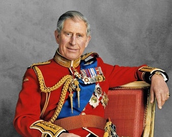 KING CHARLES III of the United Kingdom Glossy 8x10 or 11x14 Photo Prince Print Poster