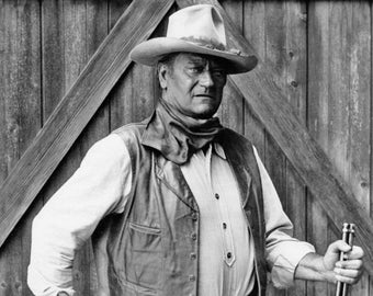 Celebrity Icon JOHN WAYNE Glossy 8x10 or 11x14 Photo Cowboy Print Hollywood Actor Poster