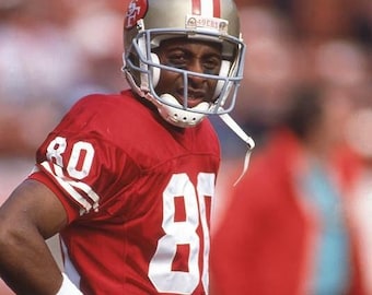 San Francisco 49ers JERRY RICE Glossy 8x10 or 11x14 Photo Print Football Poster HOF 2010
