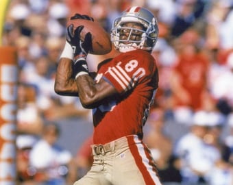 San Francisco 49ers JERRY RICE Glossy 8x10 Photo Print Football Poster HOF 2010