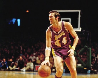 Basketball Legend JERRY WEST Glossy 8x10, 11x14 or 16x20 Photo Los Angeles Lakers Print Basketball Poster HOF 80
