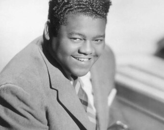 Blues Singer FATS DOMINO Glossy 8x10 or 11x14 Photo Music Legend Print Guitarist Poster