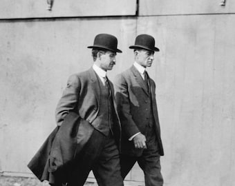 Pioneer Aviators WRIGHT BROTHERS Glossy 8x10 or 11x14 Photo Orville and Wilbur Print Poster