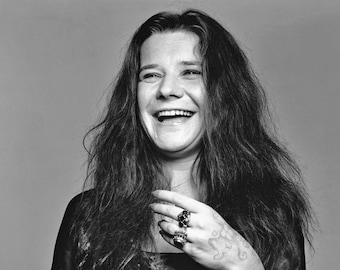 Famous Singer JANIS JOPLIN Glossy 8x10 or 11x14 Photo Print Celebrity Poster