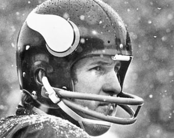 Minnesota Vikings FRAN TARKENTON Glossy 8x10 Photo Print Football Poster HOF 86