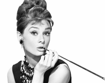 Famous Celebrity AUDREY HEPBURN Glossy 8x10 or 11x14 Photo 'Breakfast at Tiffany's' Print Hollywood Actress Poster