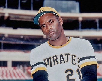 Baseball Legend ROBERTO CLEMENTE Glossy 8x10 or 11x14 Photo Pittsburgh Pirates Print Poster HOF 73