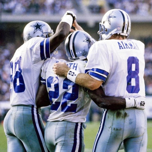 Hall of Famers DALLAS COWBOYS Glossy 8x10 or 11x14 Photo Emmitt Smith Troy Aikman Michael Irving Print