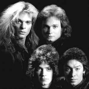 Famous Rock Band VAN HALEN Glossy 11x14 or 16x20 Photo David Lee Roth and Eddie Van Halen Poster