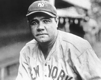 Baseball Legend BABE RUTH Glossy 8x10 or 11x14 Photo New York Yankees Print Baseball Poster HOF 36