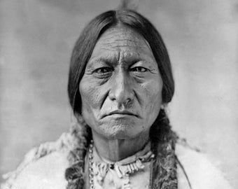 1885 CHIEF SITTING BULL Glossy 8x10 or 11x14 Photo Print Native American Poster