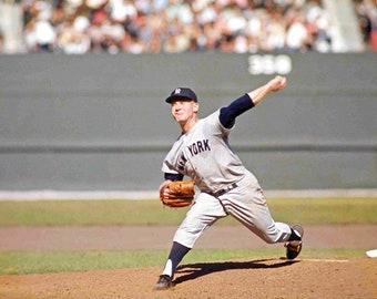 Baseball Legend WHITEY FORD Glossy 8x10 or 11x14 Photo New York Yankees Print Baseball Poster HOF 74