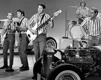 Famous Rock and Pop Band BEACH BOYS Glossy 8x10 or 11x14 Photo Singers Print 1964 Concert Poster