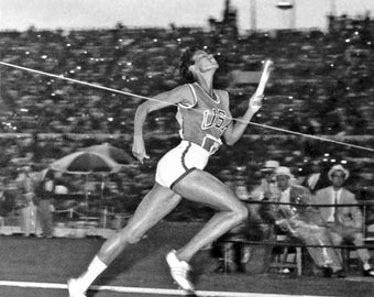 1960 Summer Olympics WILMA RUDOLPH Glossy 8x10 or 11x14 Photo Rome Print