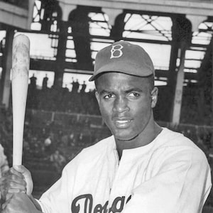 Baseball Legend JACKIE ROBINSON Glossy 8x10 or 11x14 Photo Brooklyn Dodgers Print Baseball Poster HOF 62