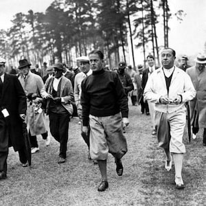 1934 Golf Legends WALTER HAGEN & Bobby Jones Glossy 8x10 or 11x14 Photo Masters Print Poster
