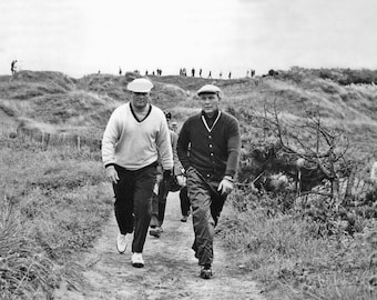 Golf Legends Arnold Palmer & Jack Nicklaus Glossy 8x10 Photo BRITISH OPEN Print Poster