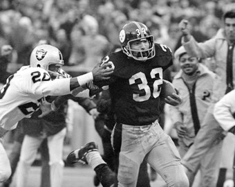 Hall of Famer FRANCO HARRIS Glossy 8x10 or 11x14 Photo Pittsburgh Steelers Print '1972 Immaculate Reception' Poster