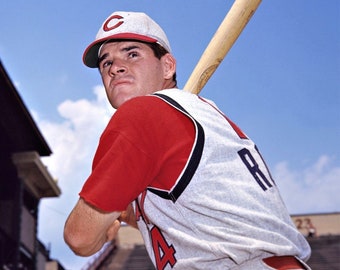 Baseball Legend PETE ROSE Glossy 8x10 or 11x14 Glossy Photo Cincinnati Reds Print Poster