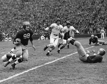 Michigan Legend TOM HARMON Glossy 8x10, 11x14 or 16x20 Photo Wolverines Print College Football Poster