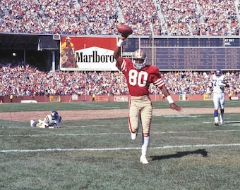 San Francisco 49ers JERRY RICE Glossy 8x10 or 11x14 Photo Print Football Poster HOF 2010