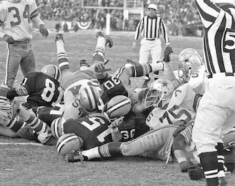 1967 Football Legend BART STARR Glossy 8x10 or 11x14 Photo Green Bay Packers Print Ice Bowl Poster