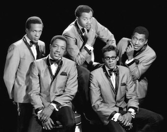 Famous Soul Singers THE TEMPTATIONS Glossy 8x10 or 11x14 Photo Motown Print R&B Poster
