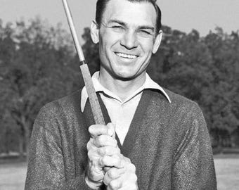 Ben Hogan 8x10 Portrait Photo Print - Vintage Golfer Poster