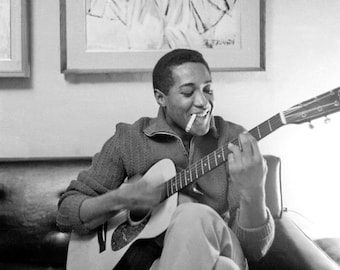 Jazz Singer SAM COOKE Glossy 8x10 or 11x14 Photo Print Guitarist Poster