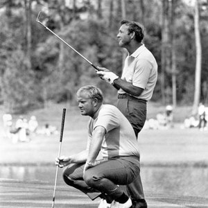 Golf Legends Arnold Palmer & Jack Nicklaus Glossy 8x10 or 11x14 Photo MASTERS Print Fairway Poster