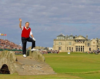 2005 Golf Legend JACK NICKLAUS Glossy 8x10 or 11x14 Photo St Andrews Print The Open Poster