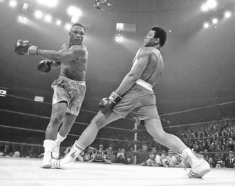 Heavyweight Champion MUHAMMAD ALI vs Joe Frazier Glossy 8x10 or 11x14 Photo Print 1971 Boxing Legends Poster