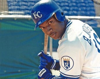 Baseball Legend BO JACKSON Glossy 8x10 or 11x14 Photo Kansas City Royals Print Baseball Poster