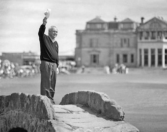 1995 Golf Legend ARNOLD PALMER Glossy 8x10 or 11x14 Photo St Andrews Print The Open Poster