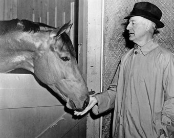 Champion Race Horse SEABISCUIT and Owner Glossy 8x10, 11x14 or 16x20 Photo Charles Howard Print Poster