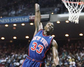 Basketball Legend PATRICK EWING Glossy 8x10 or 11x14 Photo New York Knicks Print Poster
