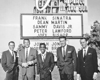 Famous Celebrities THE RAT PACK Glossy 8x10 or 11x14 Photo Frank Sinatra Print Hollywood Actors Poster