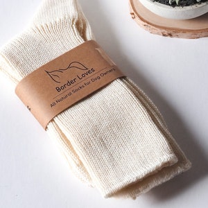 Luxury all natural socks for dog owners from Border Loves