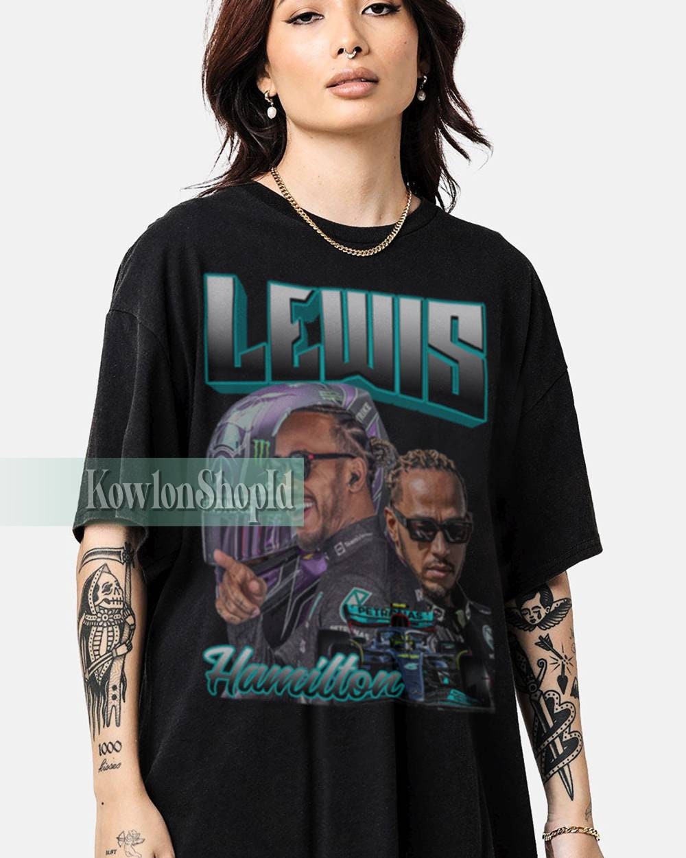 Discover Lewis Hamilton Shirt Formula Racing Driver British Championship Fans Tshirt