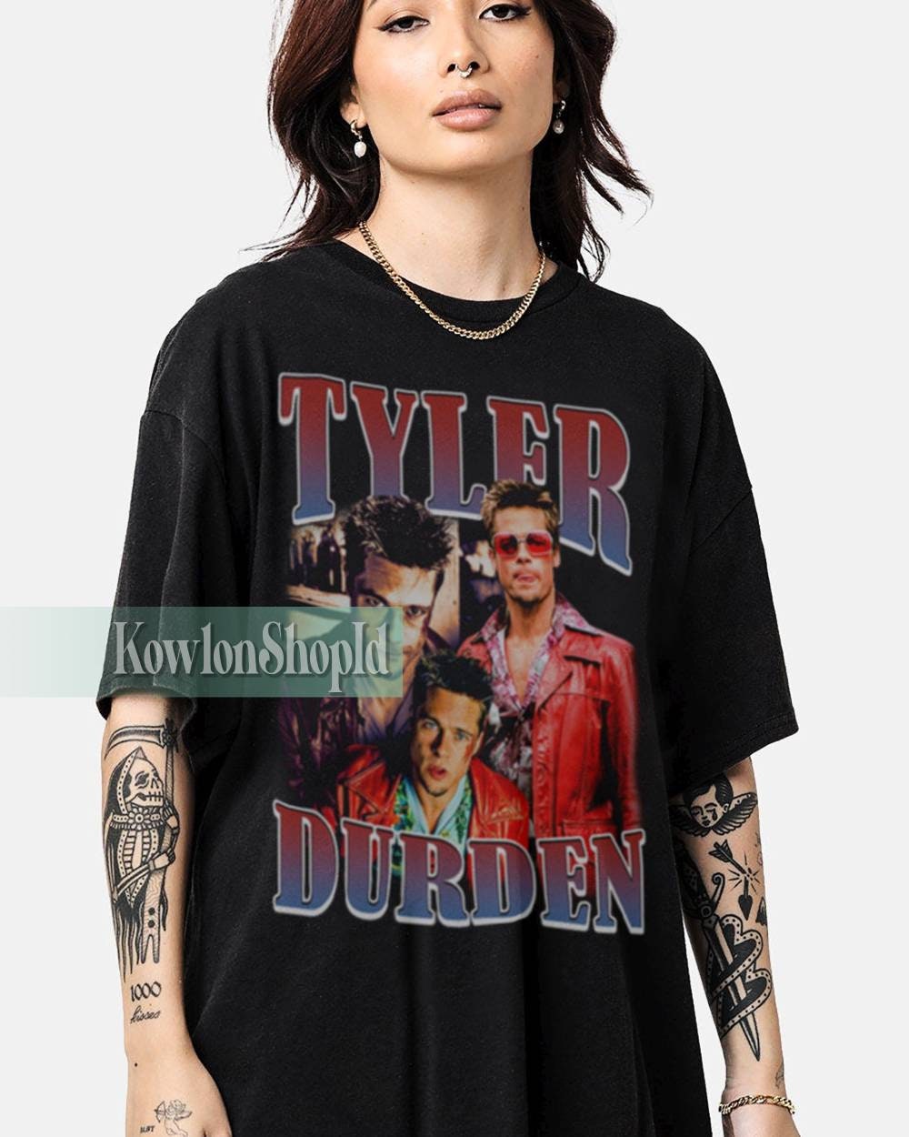 Discover Tyler Durden Fight Club Vintage T Shirt, The Narrator 90s Graphic