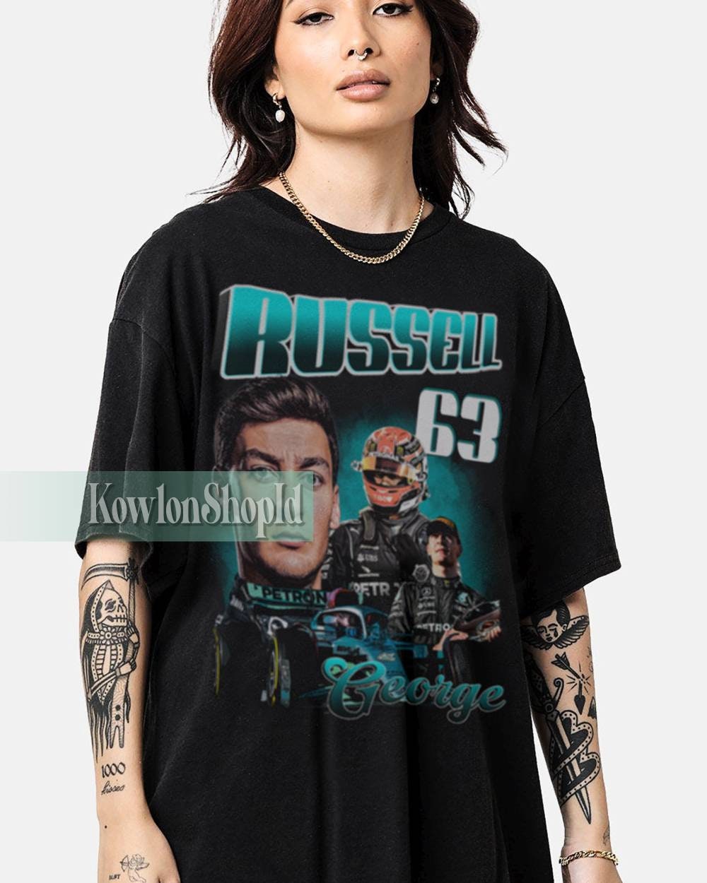 Discover Limited George Russel World Championship  Vintage Shirt