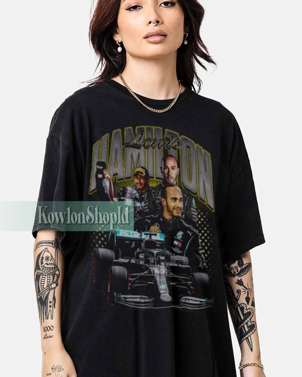 Discover Lewis Hamilton Shirt Formula Racing Driver British Championship Fans Tshirt