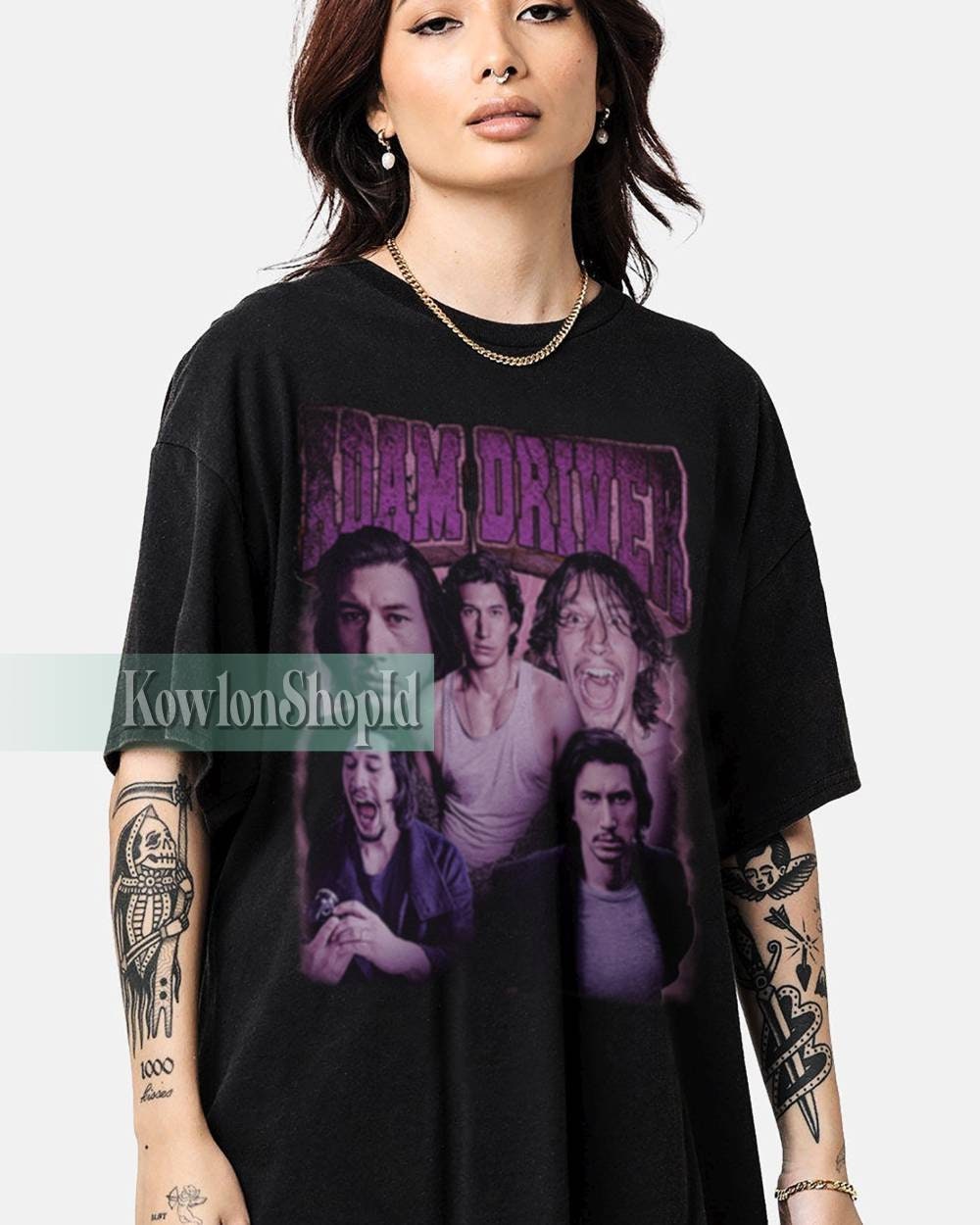 Discover Adam Driver Vintage Shirt, Adam Driver Fan Tees, Adam Driver Retro 90s