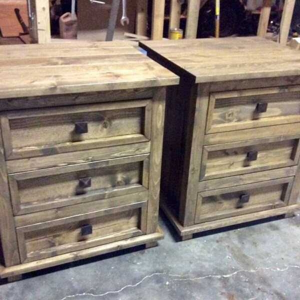 Farmhouse Bedside Table Etsy