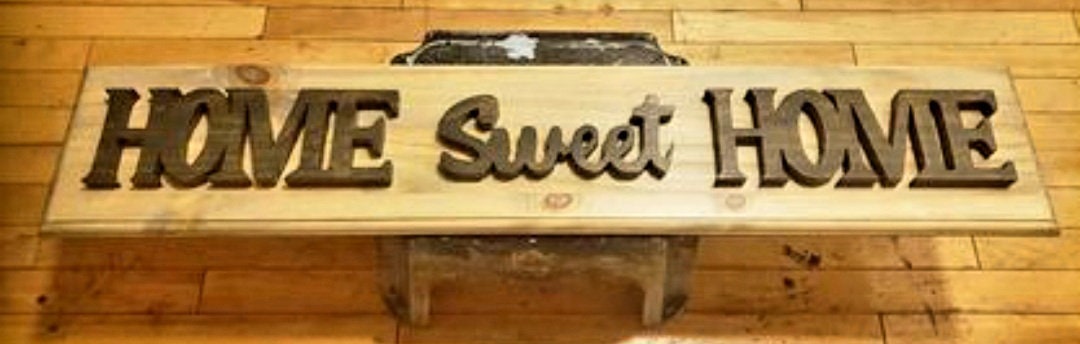Handmade Wooden Home Sign - Etsy