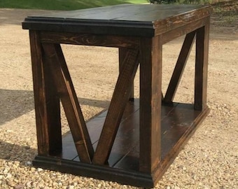 Solid Wood Entryway Bench