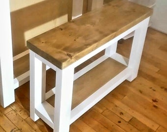 Handmade Small Entryway Bench