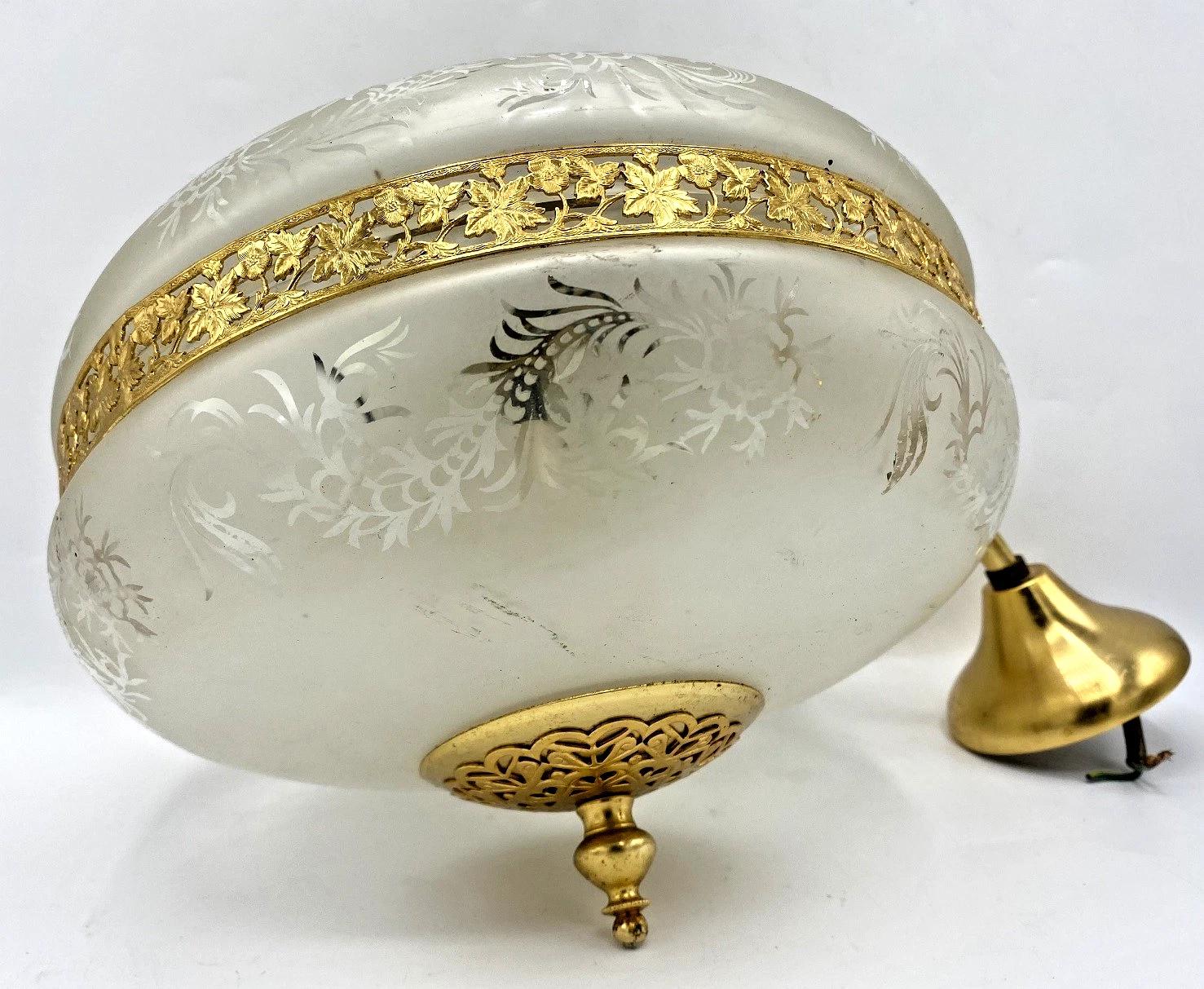 Early 1900's ceiling light - Etsy 日本