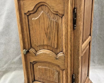 Mueble boticario francés vintage de gran tamaño, finales del siglo XX, carpintería